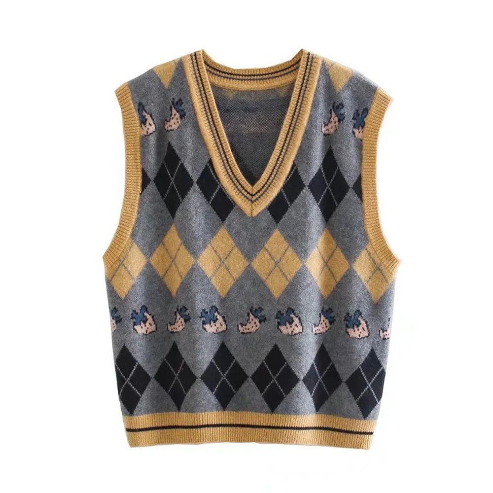 Женский шикарный новый товар Za2021, Осенний крученый жилет, универсальный короткий винтажный свитер без рукавов с V-образным вырезом
Женский шикарный новый товар Za2021, Осенний крученый жилет, универсальный короткий винтажный свитер без рукавов с V-образным вырезом