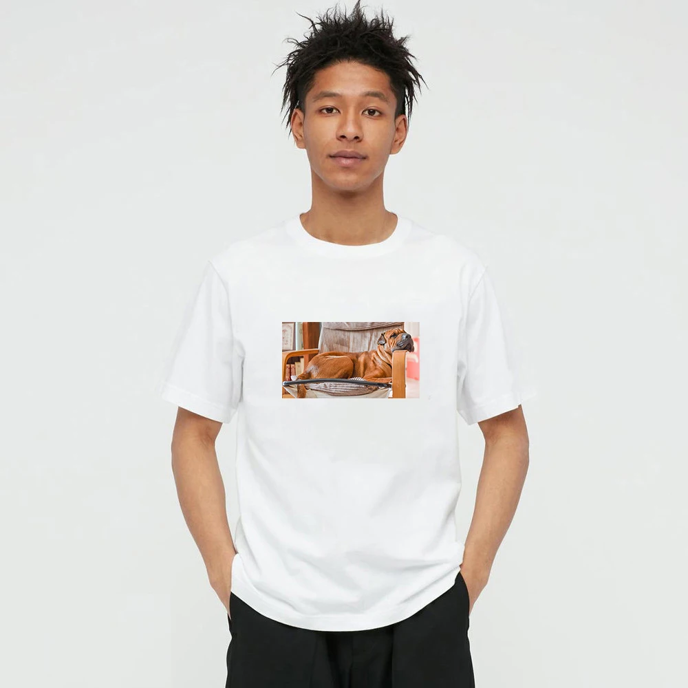 Summer Style Dog photo 100% cotton Mens and Women's T-shirt casual O-Neck T-shirt short sleeve tees T-shirt for men 51B51W
Summer Style Dog photo 100% cotton Mens and Women's T-shirt casual O-Neck T-shirt short sleeve tees T-shirt for men 51B51W