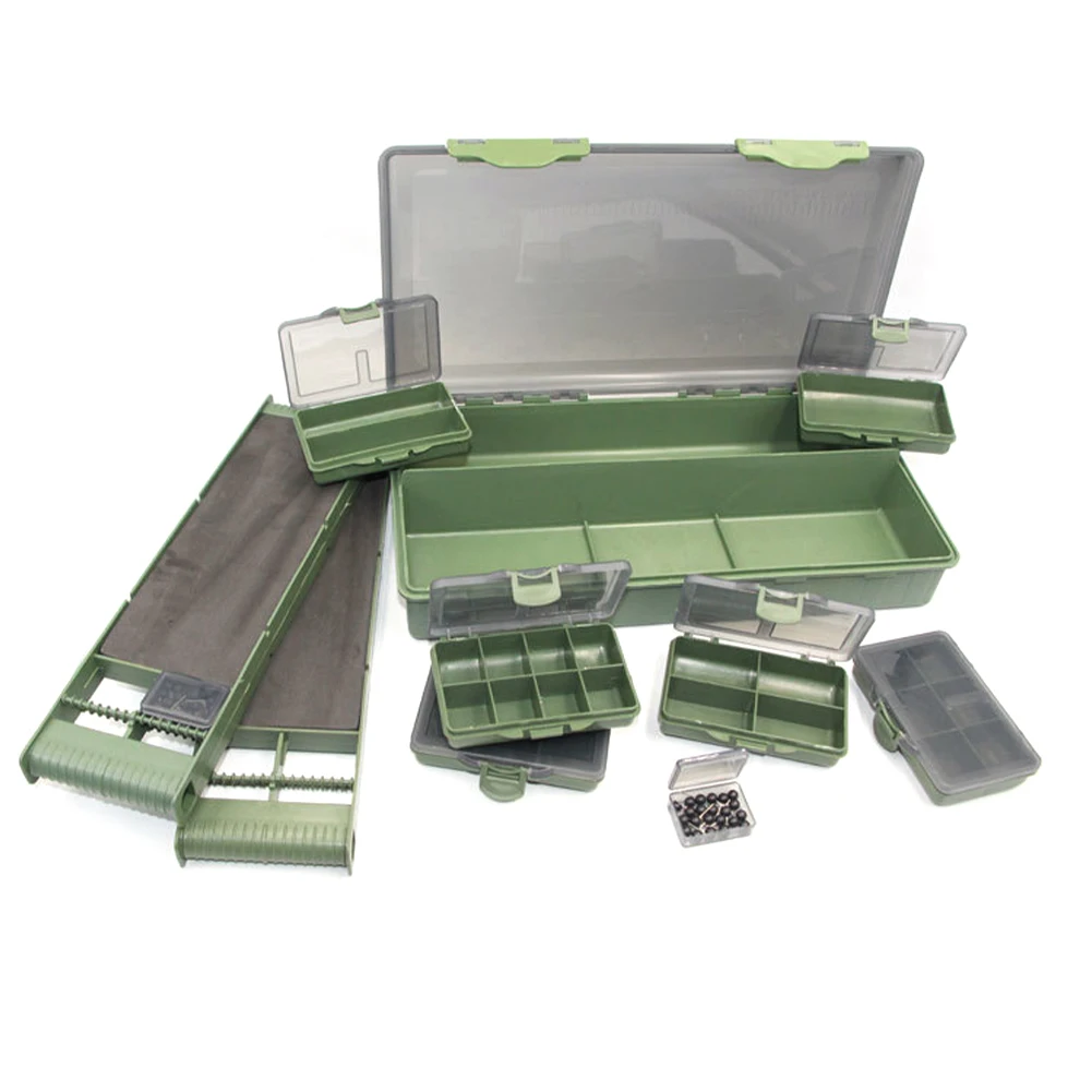 Carp Coarse Sea Fishing Tackle Box Bit Complete Boxes System Ideal for Hooks Swivels Beads Spinners Fishing Tackle Kit
Carp Coarse Sea Fishing Tackle Box Bit Complete Boxes System Ideal for Hooks Swivels Beads Spinners Fishing Tackle Kit