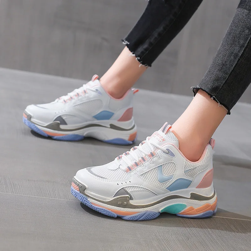New fashion breathable mesh thick bottom non-slip casual sports women's shoes student shoes old shoes net red women's shoes
New fashion breathable mesh thick bottom non-slip casual sports women's shoes student shoes old shoes net red women's shoes