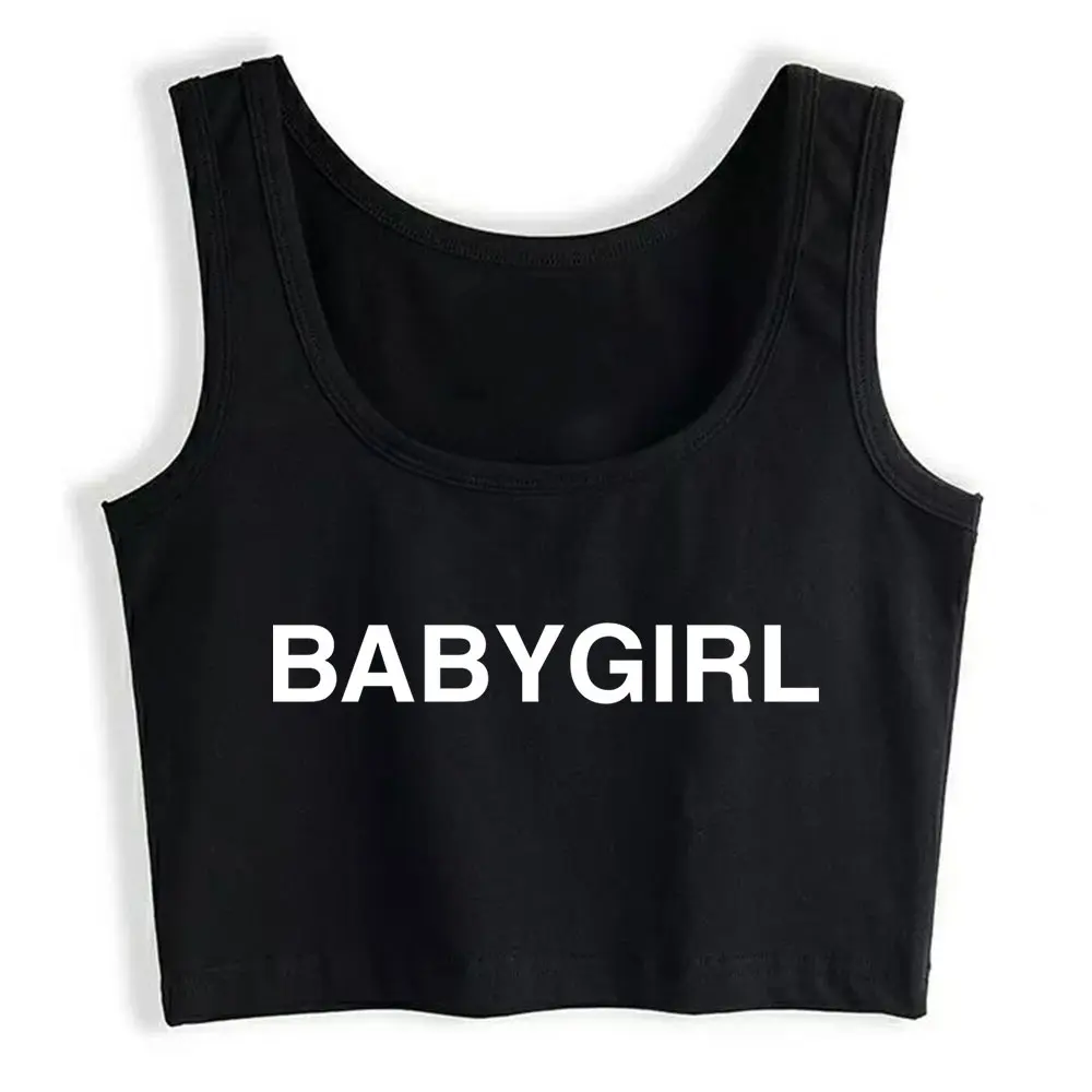 Crop Top Babygirl Street Black Custom Sexy Streetwear Y2k Tops Womens Tops blusas mujer de moda 2021 verano Gym Tank Top Women
Crop Top Babygirl Street Black Custom Sexy Streetwear Y2k Tops Womens Tops blusas mujer de moda 2021 verano Gym Tank Top Women