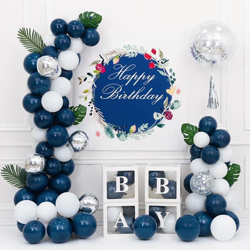 Multi-Color Pink Navy Blue Balloon Garland Kit as Backdrop for Birthday Baby Bridal Shower Party Decorations
Multi-Color Pink Navy Blue Balloon Garland Kit as Backdrop for Birthday Baby Bridal Shower Party Decorations