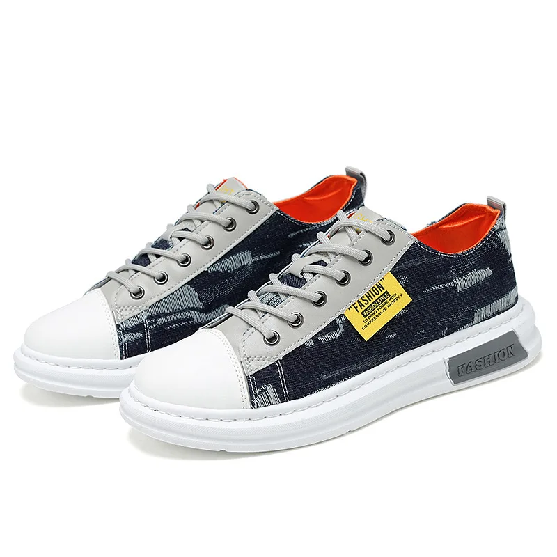 Men's Shoes 2021 Spring New Denim Board Shoes Trendy Men's Canvas Shoes Casual Low Top 
Men's Shoes 2021 Spring New Denim Board Shoes Trendy Men's Canvas Shoes Casual Low Top