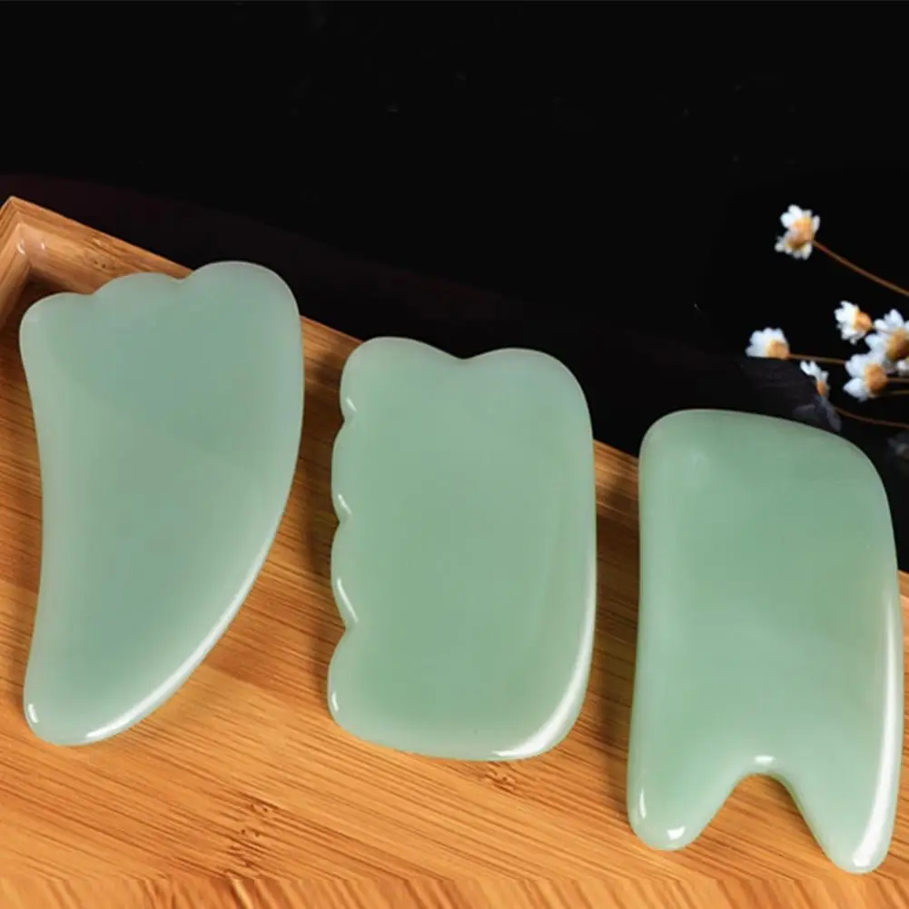 Natural Green Jade Guasha Scrapping Plate Gua Sha Massager Face Meridian Scrapping Plate Piece Massage Tools Arm Massage Tool
Natural Green Jade Guasha Scrapping Plate Gua Sha Massager Face Meridian Scrapping Plate Piece Massage Tools Arm Massage Tool