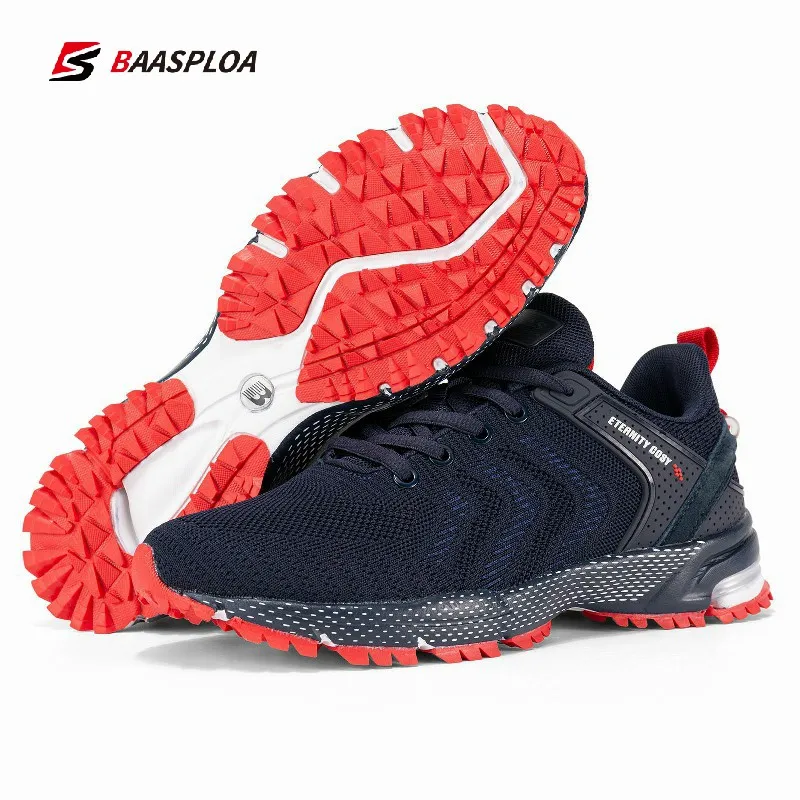 Baasploa Men Shock Absorption Sneaker Breathable Outdoor Knit Training Sport Shoes Casual Walking Comfortable Shoes for Running
Baasploa Men Shock Absorption Sneaker Breathable Outdoor Knit Training Sport Shoes Casual Walking Comfortable Shoes for Running