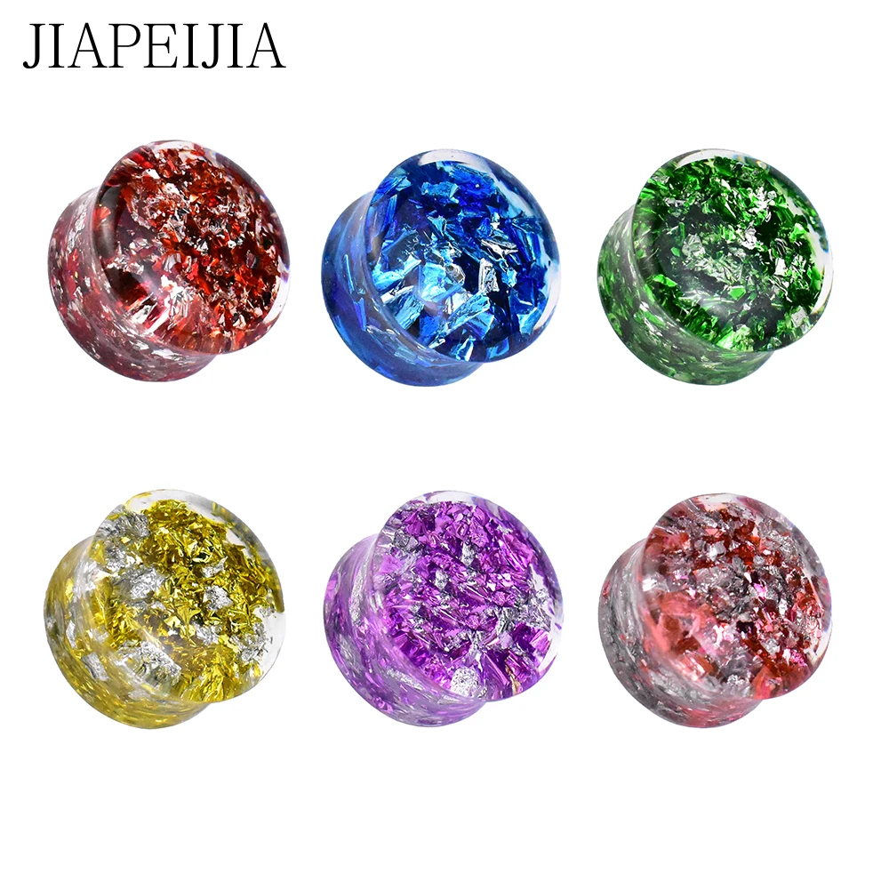 8-30mm Multicolor Metal Sequins Acrylic Ear Gauges Tunnels and Plug Ear Expander Studs Stretching Body Piercing Jewelry
8-30mm Multicolor Metal Sequins Acrylic Ear Gauges Tunnels and Plug Ear Expander Studs Stretching Body Piercing Jewelry