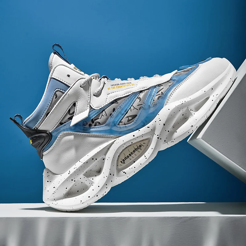2022 Fashion Street Style Comfortable Man Chunky Gym Sneakers High Elastic Men's Sport Running Shoes Footwear Plus Size 39~45
2022 Fashion Street Style Comfortable Man Chunky Gym Sneakers High Elastic Men's Sport Running Shoes Footwear Plus Size 39~45