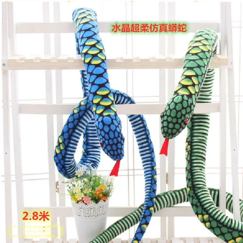 candice guo! cute plush toy emulational snake colors boa constrictor stuffed doll joking toy kid boy birthday Christmas gift 1pc 
candice guo! cute plush toy emulational snake colors boa constrictor stuffed doll joking toy kid boy birthday Christmas gift 1pc