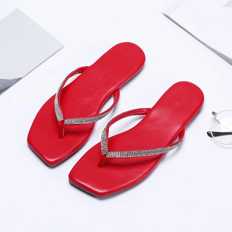 Women Summer Crystal Clip Toe Slippers Ladies Cotton Fabric Indoor Home Casual Slipper Woman Fashion Female Non Slip Shoes 2020
Women Summer Crystal Clip Toe Slippers Ladies Cotton Fabric Indoor Home Casual Slipper Woman Fashion Female Non Slip Shoes 2020
