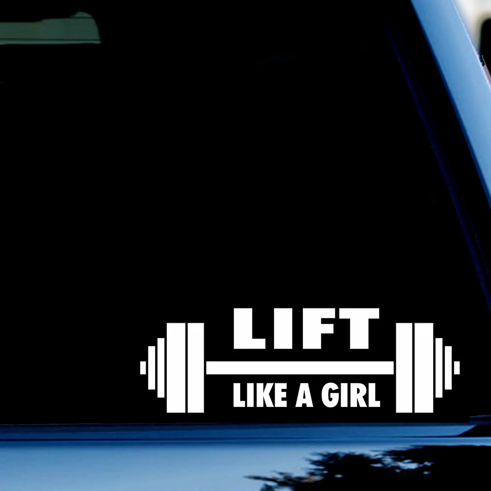 2,3 дюйма x 7 дюймов, наклейка на бампер «подъем как девушка», наклейка для окон, автомобилей, внедорожников, грузовиков, белая 
2,3 дюйма x 7 дюймов, наклейка на бампер «подъем как девушка», наклейка для окон, автомобилей, внедорожников, грузовиков, белая