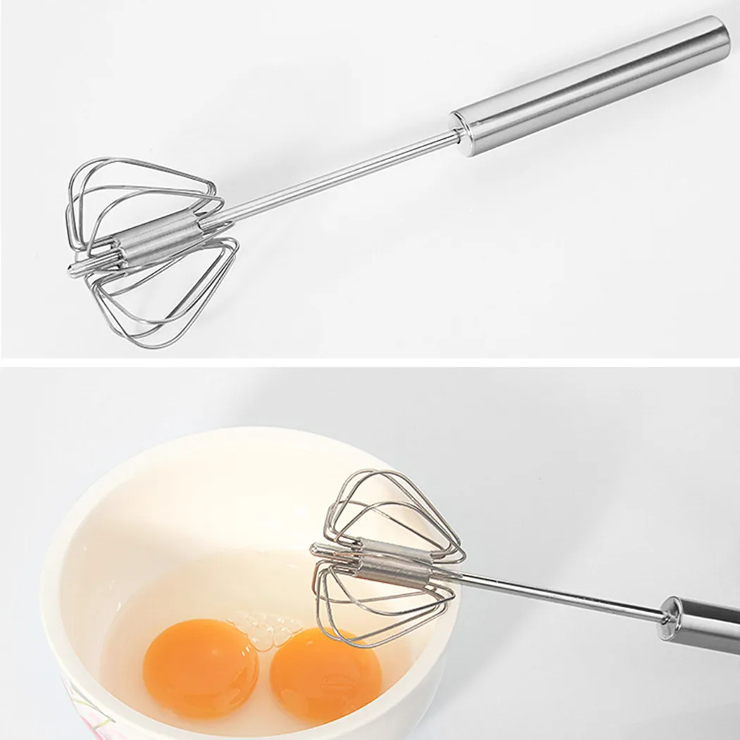 Stainless Steel Egg Whisk Hand Mixer Rotating Push Milk Frother Cream Mixer Kitchen Accessories Egg Tools
Stainless Steel Egg Whisk Hand Mixer Rotating Push Milk Frother Cream Mixer Kitchen Accessories Egg Tools