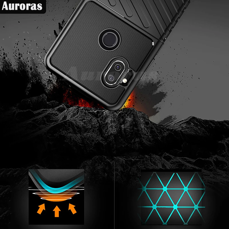 Чехол Auroras для Motorola One Hyper мягкий силиконовый резиновый