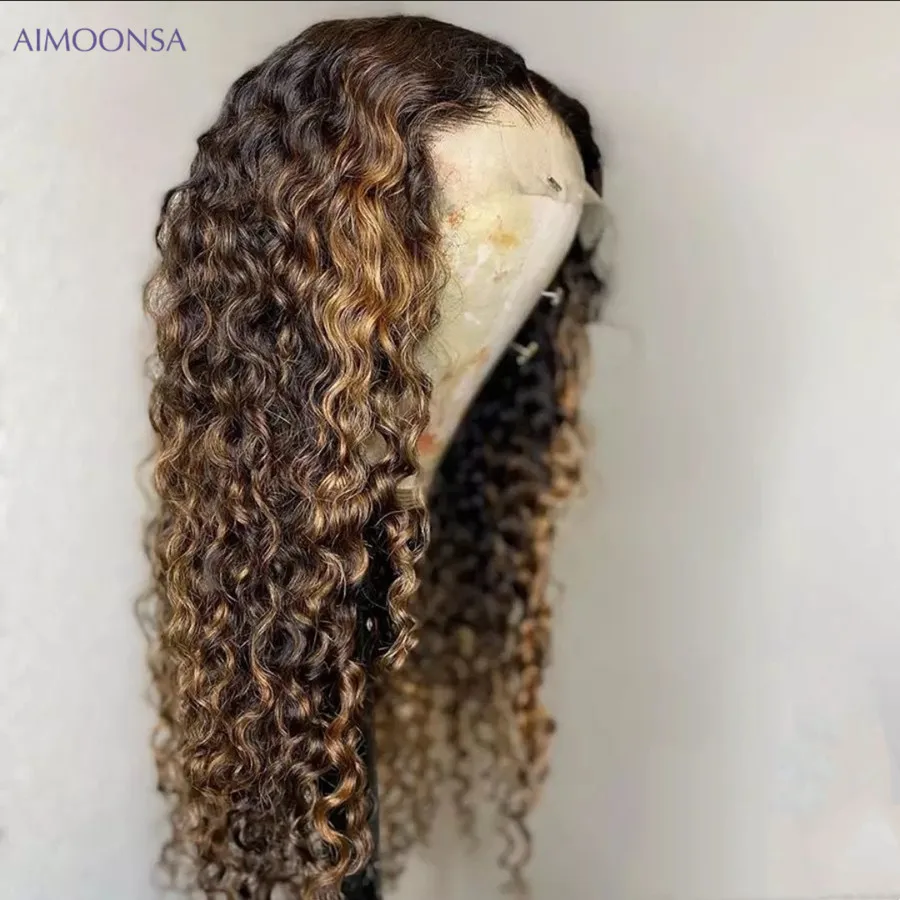 Curly Human Hair Wigs Ombre Wig 4x4 Lace Closure Wig Highlight Natural Hairline For Black Women Pre Plucked Mongolian Remy 180%
Curly Human Hair Wigs Ombre Wig 4x4 Lace Closure Wig Highlight Natural Hairline For Black Women Pre Plucked Mongolian Remy 180%
