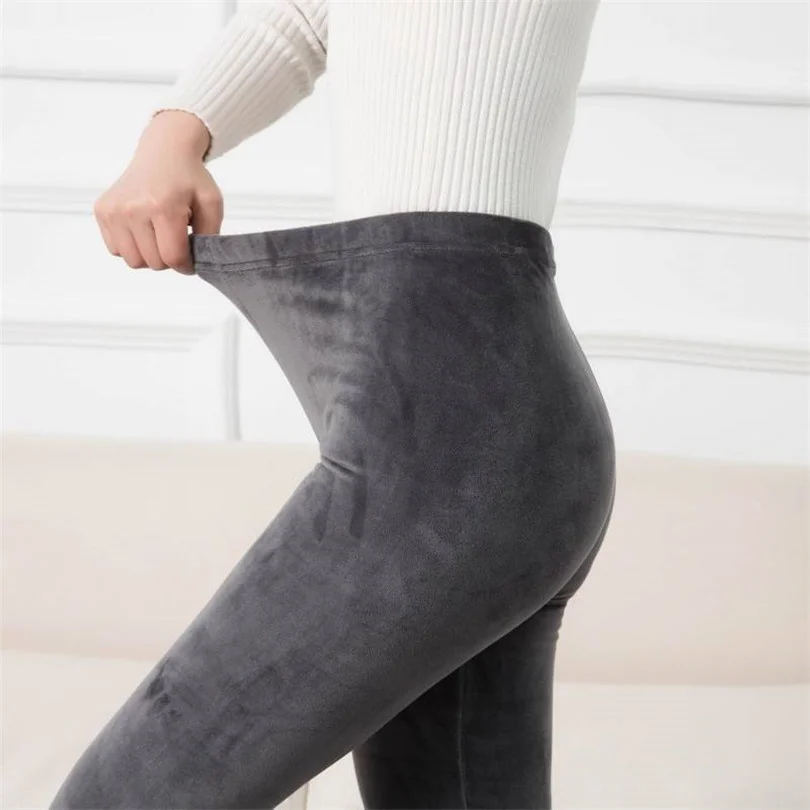 Winter Velvet Leggings Women Double Side Warm Casual Trouser Pencil Pant Skinny Slim Soft Elastic Pants
Winter Velvet Leggings Women Double Side Warm Casual Trouser Pencil Pant Skinny Slim Soft Elastic Pants