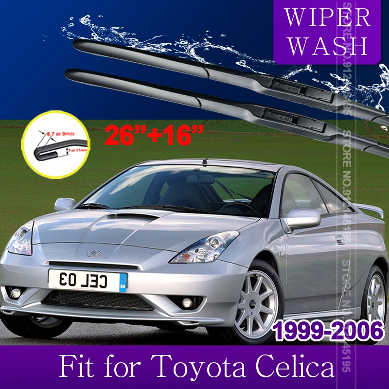 for Toyota Celica T230 1999~2006 Windscreen Windshield Wipers Car Wiper Blade Car Accessories 2000 2001 2002 2003 2004 2005
for Toyota Celica T230 1999~2006 Windscreen Windshield Wipers Car Wiper Blade Car Accessories 2000 2001 2002 2003 2004 2005