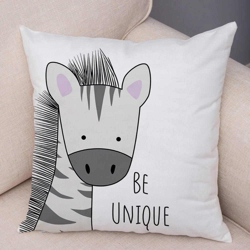 Nordic Zebra Hippo Giraffe Lion Crocodile Pillow Case Decor Animal Cushion Cover for Sofa Pillowcase Pillow Covers 45x45cm 
Nordic Zebra Hippo Giraffe Lion Crocodile Pillow Case Decor Animal Cushion Cover for Sofa Pillowcase Pillow Covers 45x45cm