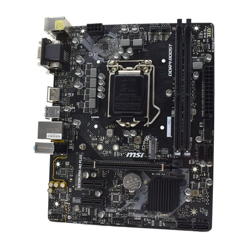 

MSI H310M PRO-M2 Motherboard 1151 Motherboard DDR4 32GB 2133MHz Intel H310M Core i7/i5/i3 Cpus PCI-E 3.0 VGA DVI HDMI Micro ATX