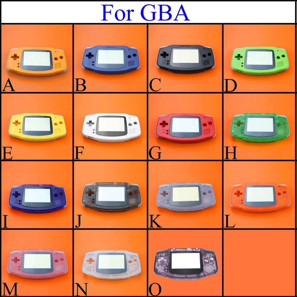 Full set housing shell cover case w/conductive rubber pad buttons+Screen Lens Protector for GameBoy Advance for GBA console
Full set housing shell cover case w/conductive rubber pad buttons+Screen Lens Protector for GameBoy Advance for GBA console