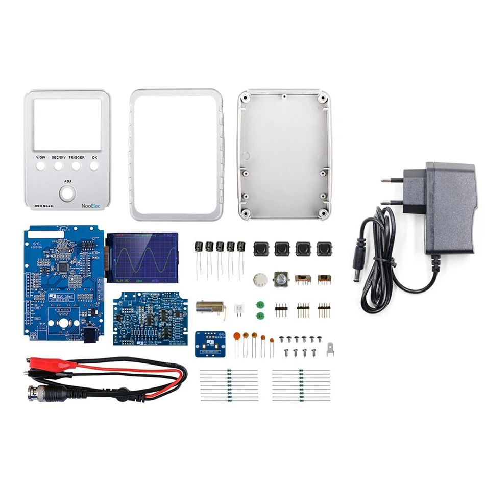 Fully Assembled DSO FNIRSI-150 15001K DIY Digital Oscilloscope Kit With Housing case box P6020 BNC standard probe
Fully Assembled DSO FNIRSI-150 15001K DIY Digital Oscilloscope Kit With Housing case box P6020 BNC standard probe