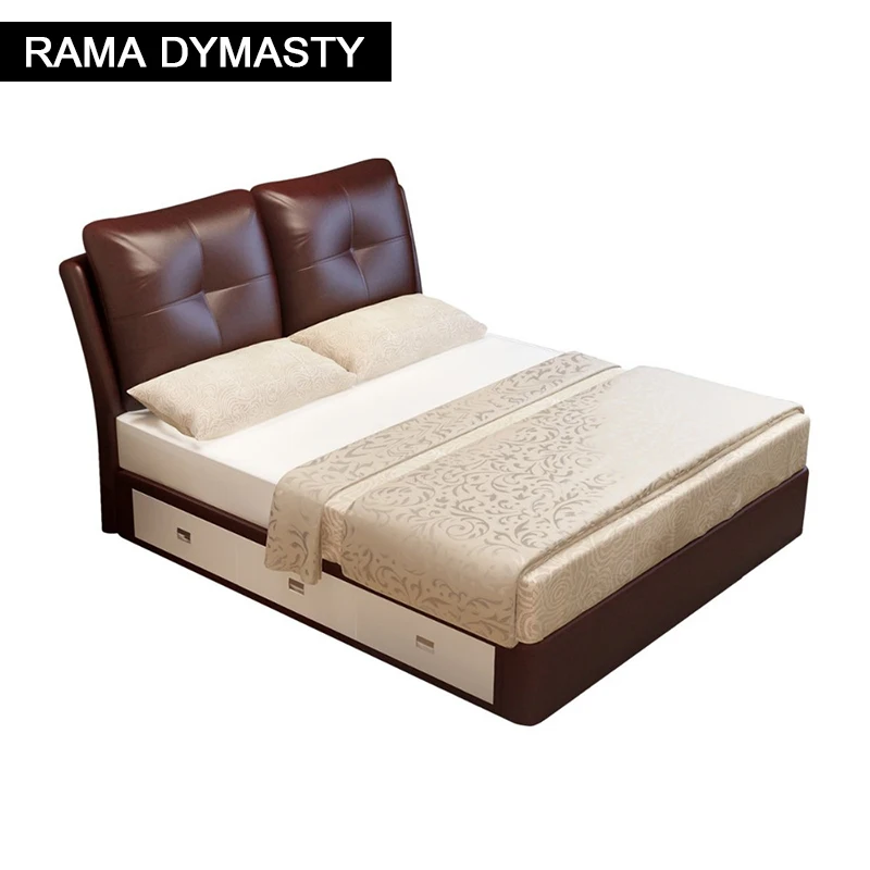 RAMA DYMASTY leather soft bed modern design bed fashion king/queen size bedroom furniture
RAMA DYMASTY leather soft bed modern design bed fashion king/queen size bedroom furniture