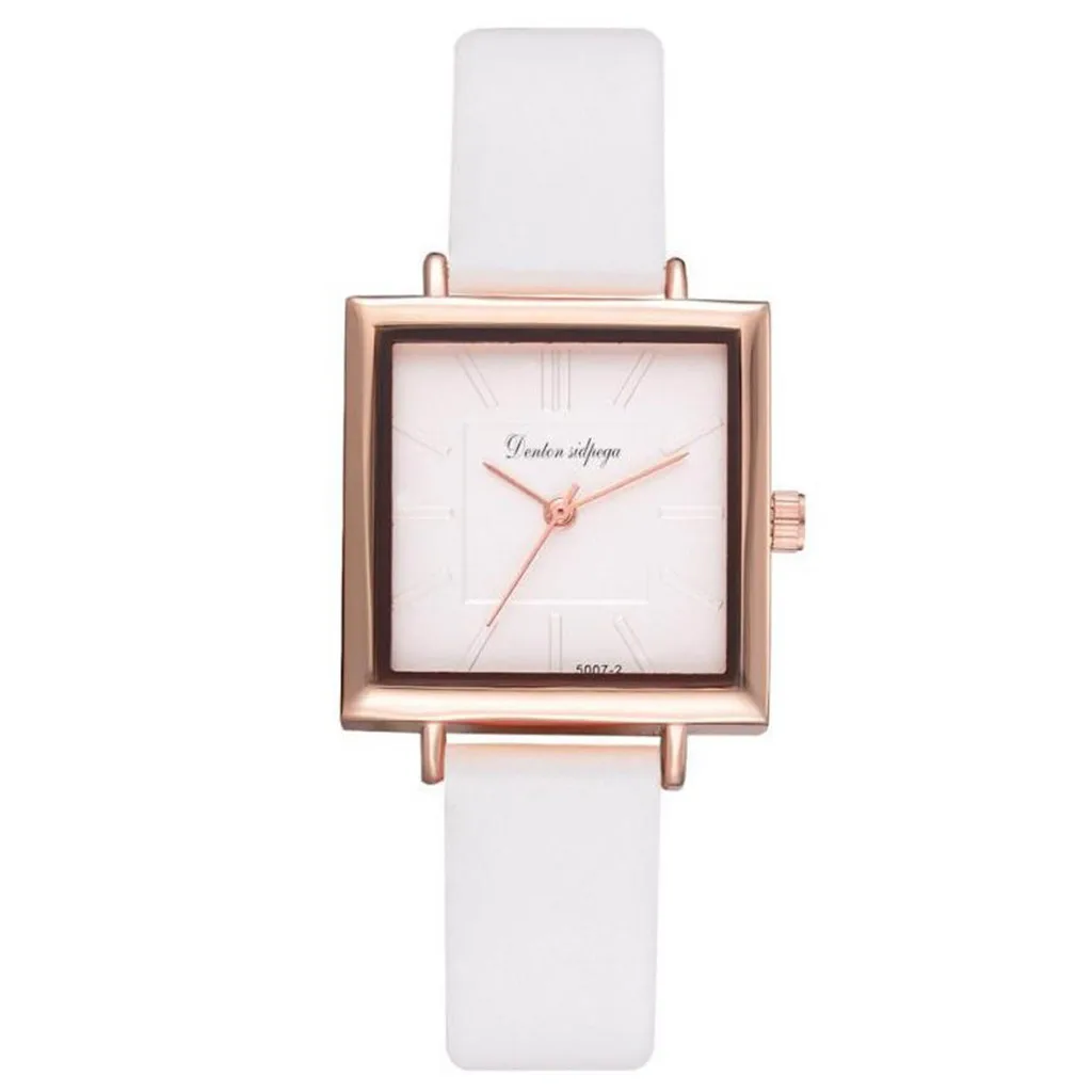 Часы наручные кварцевые с кожаным ремешком, простые брендовые Роскошные водонепроницаемые, с квадратным циферблатом, белые
Часы наручные кварцевые с кожаным ремешком, простые брендовые Роскошные водонепроницаемые, с квадратным циферблатом, белые