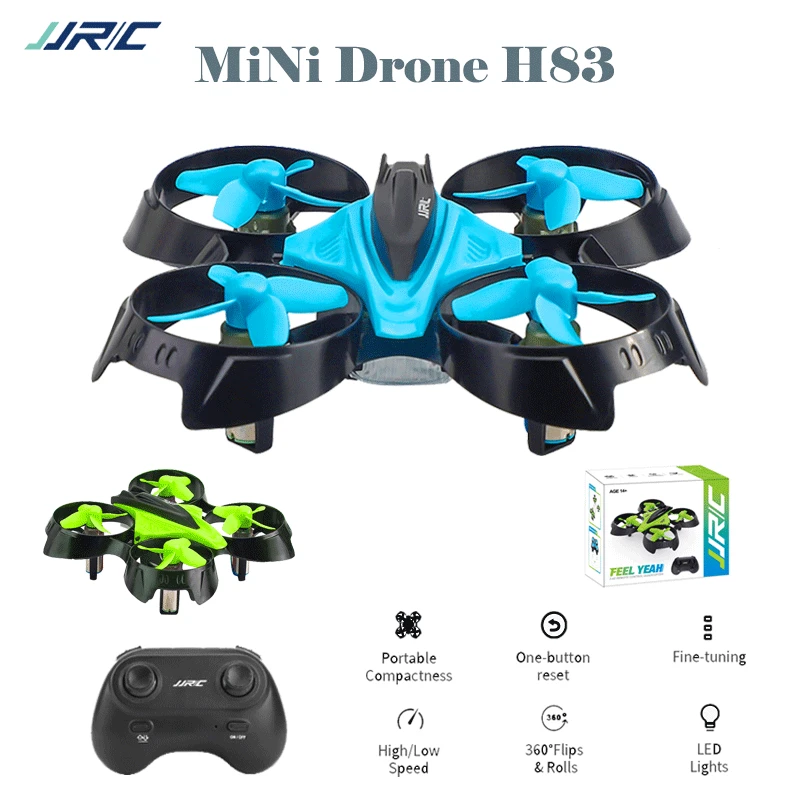

JJRC H83 RC Mini Drone Helicopter 4CH Quadcopter Drone 6Axis One Key Return Anti-collision 360 degree Flip rc Toys VS E010 H36