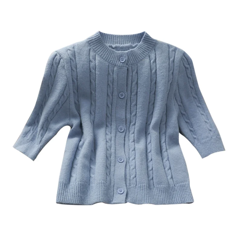 Kimutomo Sweet Girls Solid Knitted Cardigans 2021 Spring New Fashion Women O-neck Single Breasted Slim Waist Three Quarter Tops
Kimutomo Sweet Girls Solid Knitted Cardigans 2021 Spring New Fashion Women O-neck Single Breasted Slim Waist Three Quarter Tops