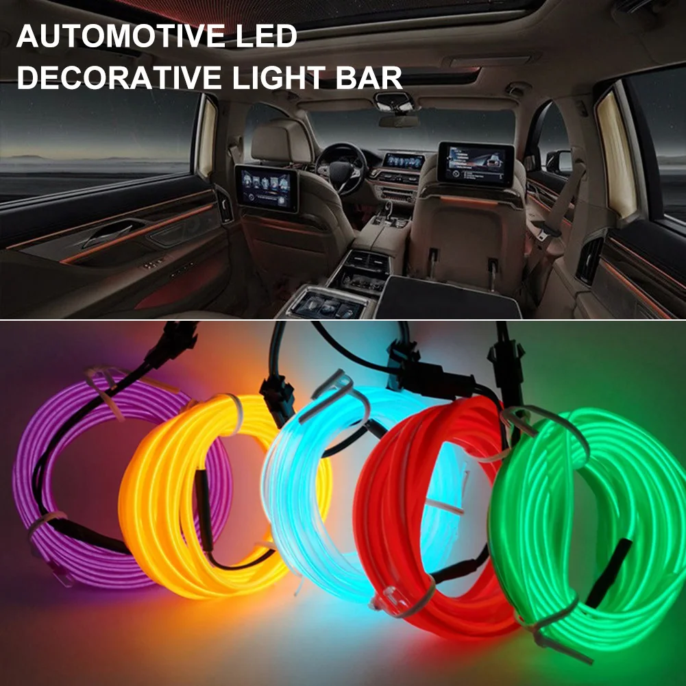 5M El WIre RGB led neon strip Car Interior Led Lights Ambient Car Atmosphere light 12V 5V USB Cigarette
5M El WIre RGB led neon strip Car Interior Led Lights Ambient Car Atmosphere light 12V 5V USB Cigarette