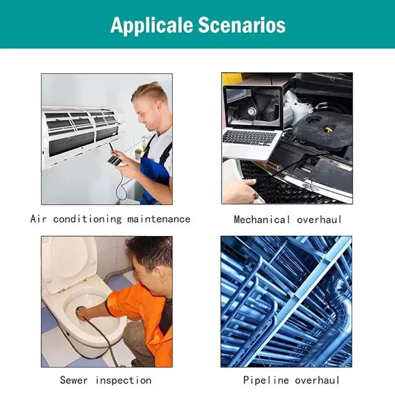 7mm Endoscoop Camera USB Endoscope HD Inspection Camera 6 Adjustable LED IP67 Waterproof Borescope for Android Phone Windows 
7mm Endoscoop Camera USB Endoscope HD Inspection Camera 6 Adjustable LED IP67 Waterproof Borescope for Android Phone Windows