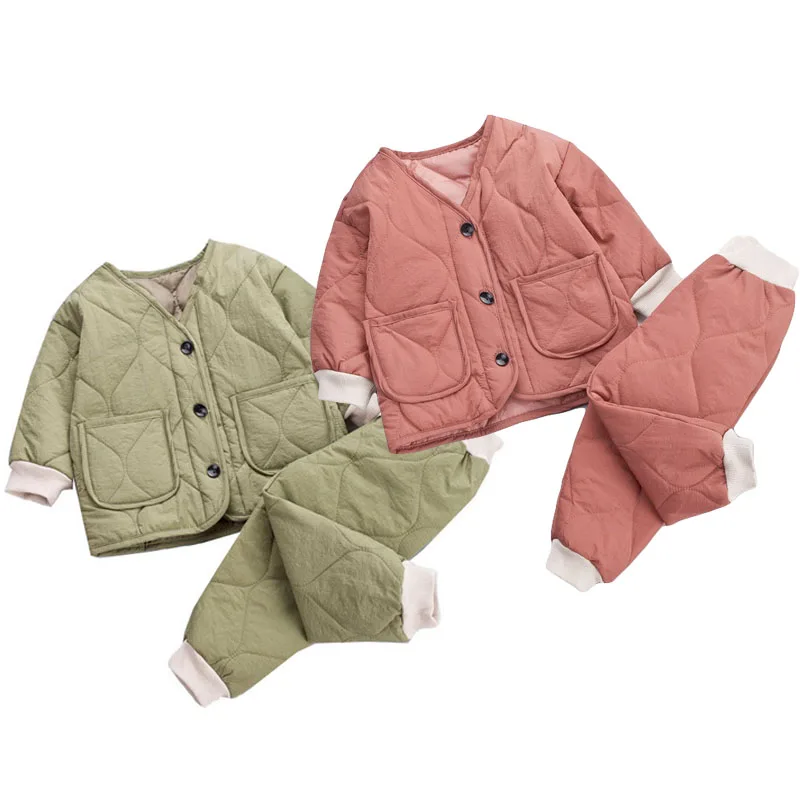 Baby Boys Girls Clothing Sets New Winter Thick Cotton Jacket Pants 2Pcs Keep Warm Children Fashion Clothes Suit Toddler Outfit
Baby Boys Girls Clothing Sets New Winter Thick Cotton Jacket Pants 2Pcs Keep Warm Children Fashion Clothes Suit Toddler Outfit