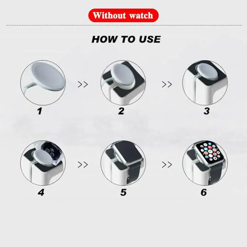 Портативная подставка для зарядки часов браслет Подставка Apple Watch держатель