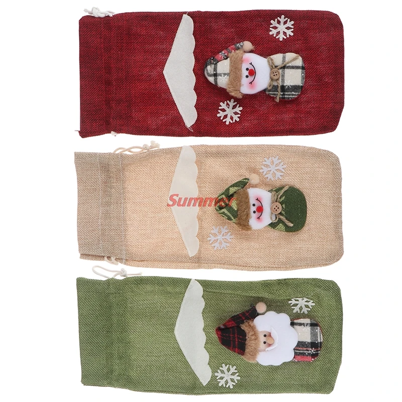 Новая крышка для бутылки с красным вином пакеты Снеговик Санта Клаус блестками Рождество Рождественские украшения
Новая крышка для бутылки с красным вином пакеты Снеговик Санта Клаус блестками Рождество Рождественские украшения