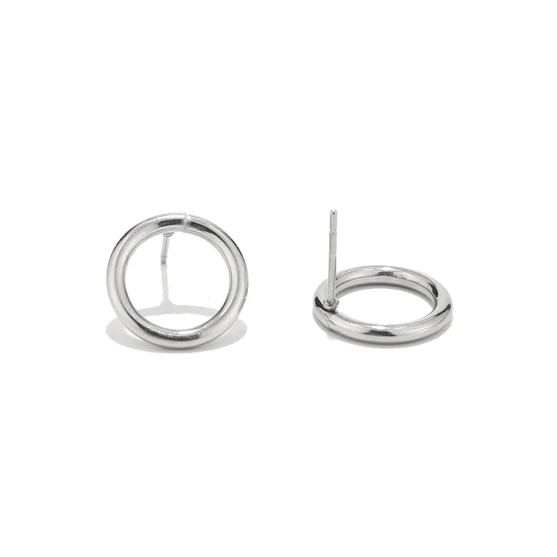 10pcs/lot Circle Cutout Earrings Stainless Steel 13.5mm Width Round Earring Stud For DIY Jewelry Women Girls Earring Making
10pcs/lot Circle Cutout Earrings Stainless Steel 13.5mm Width Round Earring Stud For DIY Jewelry Women Girls Earring Making