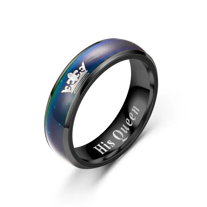 Color Changing Couple Ring Crown Stainless Steel Hip Hop Fashion Men&Women Trendy Elegant Ring Valentine Day Gift Jewelry
Color Changing Couple Ring Crown Stainless Steel Hip Hop Fashion Men&Women Trendy Elegant Ring Valentine Day Gift Jewelry