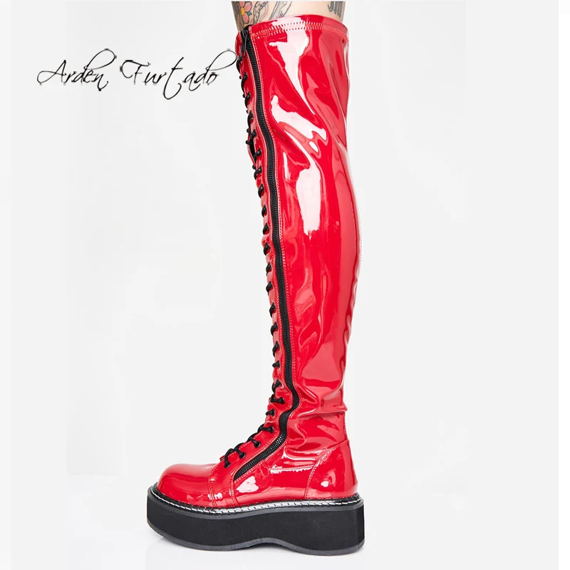 Arden Furtado Fashion Women's Shoes Winter Ladies Boots casual Cross Tied flat platform Over the Knee High Boots large size 43
Arden Furtado Fashion Women's Shoes Winter Ladies Boots casual Cross Tied flat platform Over the Knee High Boots large size 43