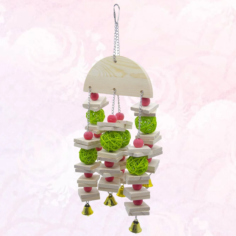 Parrot Building Block Chewing Funny Bite Cage Hanging Pendant Educational Plaything
Parrot Building Block Chewing Funny Bite Cage Hanging Pendant Educational Plaything