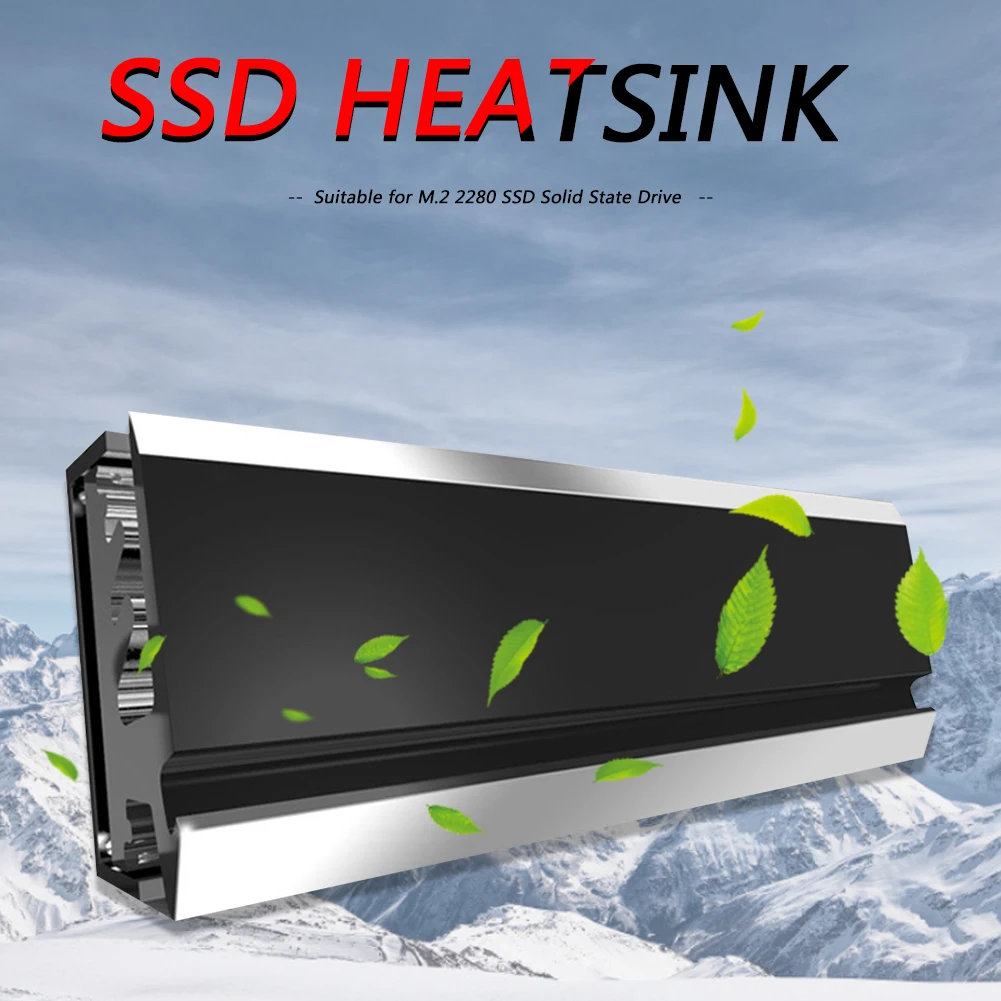 M.2 2280 SSD Heatsink Cooler Heat Dissipation Radiator Solid State Drive SSD Heat Sink Cooling Vest Thermal Pad
M.2 2280 SSD Heatsink Cooler Heat Dissipation Radiator Solid State Drive SSD Heat Sink Cooling Vest Thermal Pad