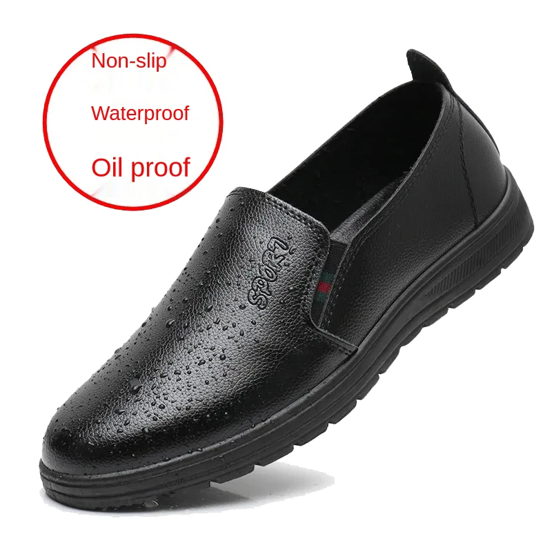 2021 New Luxury Handmade Rain Boots Men's PVC Oil-Proof Waterproof Non-Slip Kitchen Work Breathable Hotel Working Leather Shoes
2021 New Luxury Handmade Rain Boots Men's PVC Oil-Proof Waterproof Non-Slip Kitchen Work Breathable Hotel Working Leather Shoes