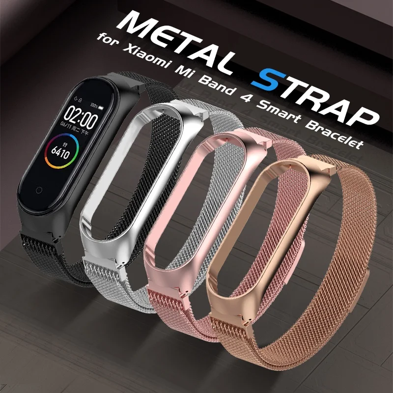 Ремешок из нержавеющей стали для Xiaomi Mi Band 6 5, сменный металлический браслет для Mi Band 4 3
Ремешок из нержавеющей стали для Xiaomi Mi Band 6 5, сменный металлический браслет для Mi Band 4 3