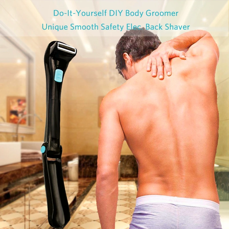 Men Back Shaving 180 Degrees Foldable Electric Hair Shaver Battery Manual Long Handle Hair Remover
Men Back Shaving 180 Degrees Foldable Electric Hair Shaver Battery Manual Long Handle Hair Remover
