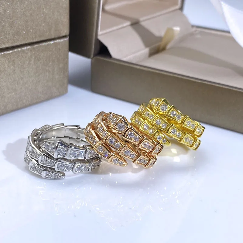 Luxury Band Three Layers Snake Ring Serpent Fine Jewelry Accessories Ophidian Finger Ornament Thin Version Realizable Elasticity
Luxury Band Three Layers Snake Ring Serpent Fine Jewelry Accessories Ophidian Finger Ornament Thin Version Realizable Elasticity
