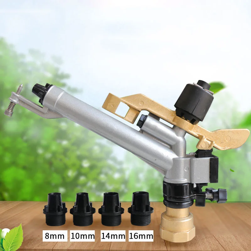 Agricultural irrigation FS30 metal rocker spray gun garden sprinkler equipment copper core spray gun 360 degree adjustable angle
Agricultural irrigation FS30 metal rocker spray gun garden sprinkler equipment copper core spray gun 360 degree adjustable angle