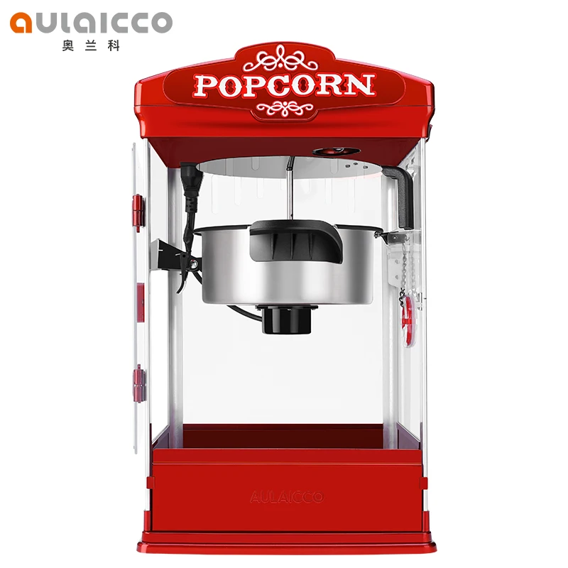 New American automatic popcorn maker commercial popcorn machine free shipping Oil-Popped 220V 
New American automatic popcorn maker commercial popcorn machine free shipping Oil-Popped 220V