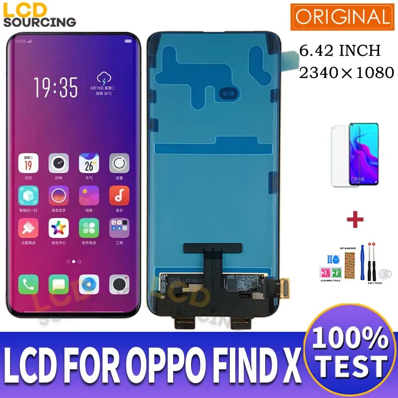 ЖК-дисплей AMOLED 6,42 дюйма для OPPO Find X, ЖК-дисплей с сенсорным экраном и дигитайзером в сборе для OPPO Find x, дисплей с рамкой
ЖК-дисплей AMOLED 6,42 дюйма для OPPO Find X, ЖК-дисплей с сенсорным экраном и дигитайзером в сборе для OPPO Find x, дисплей с рамкой