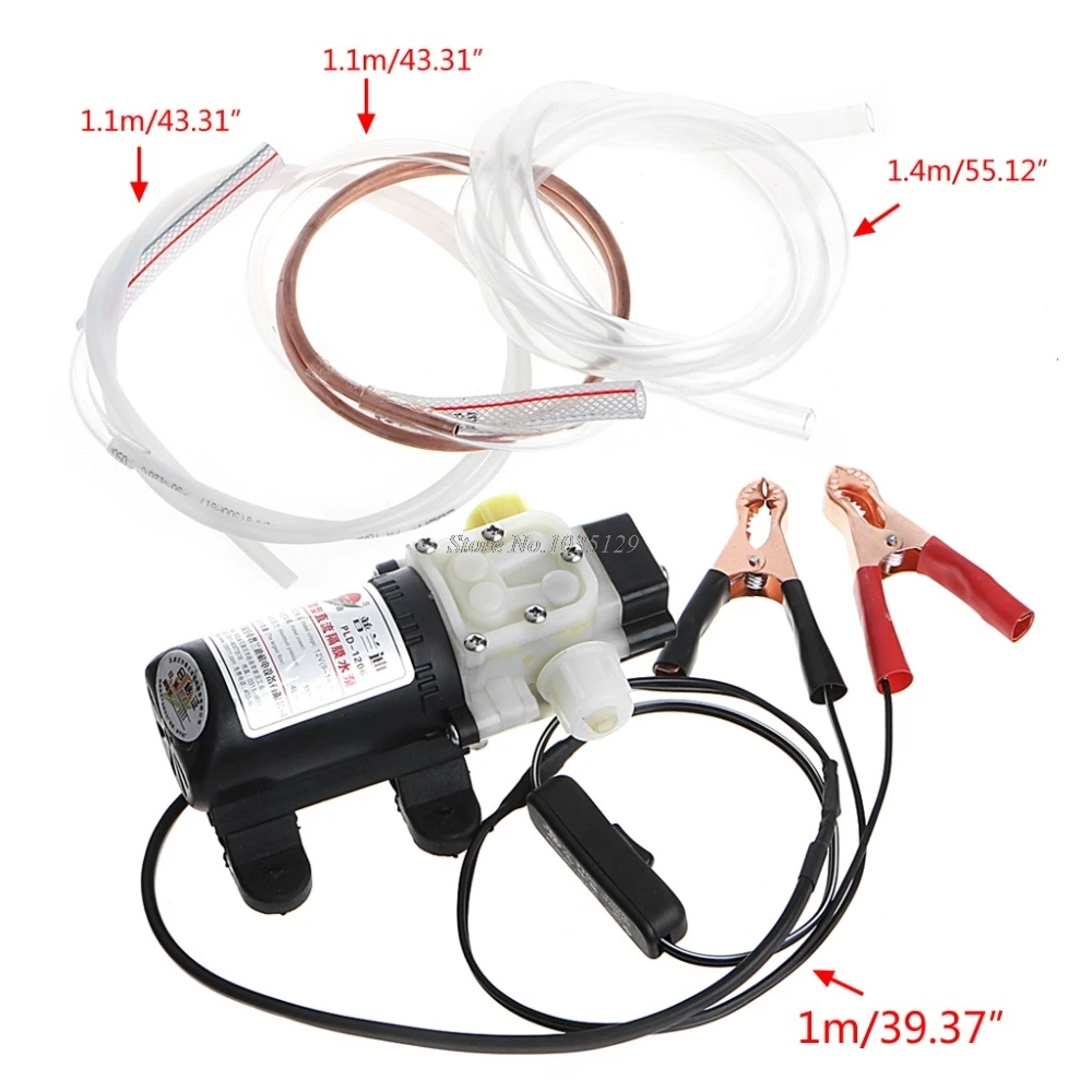 

Car Electric Oil Diesel Fuel Extractor Transfer Pump With Crocodie Clip Pumps 12V 45W High Pressure Whosale&DropShip