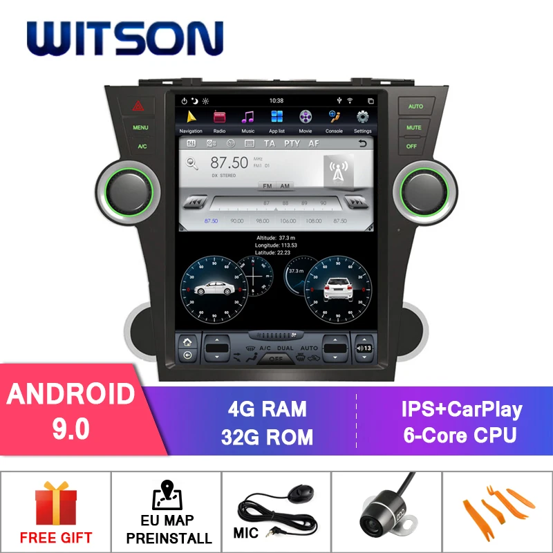 WITSON TESLA STYLE Vertical Screen Android car dvd with GPS For TOYOTA HIGHLANDER 2009-2012(AMRICA VERSION) car gps
WITSON TESLA STYLE Vertical Screen Android car dvd with GPS For TOYOTA HIGHLANDER 2009-2012(AMRICA VERSION) car gps