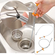 Drain Clog Water Sink Cleaner Snake Unblocker Kitchen Bath Rod Hair Remover Toilet Dredge Pipe Bathroom Kitchen Clean 60cm 85cm