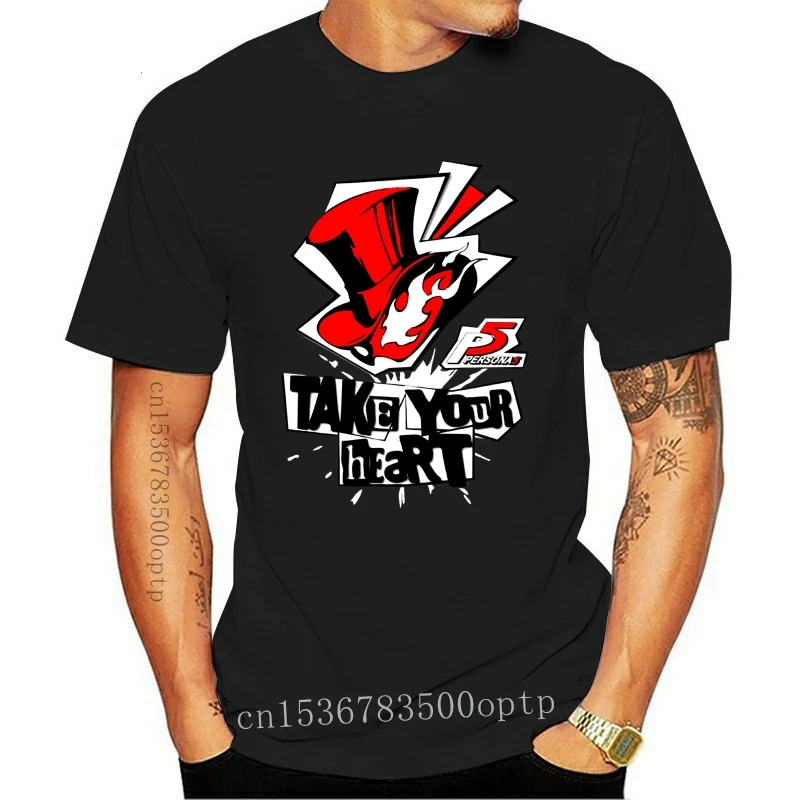 

New Novelty Men Persona 5 Awesome Joker T Shirt Classic Game Stylish Popular T Shirt 033698