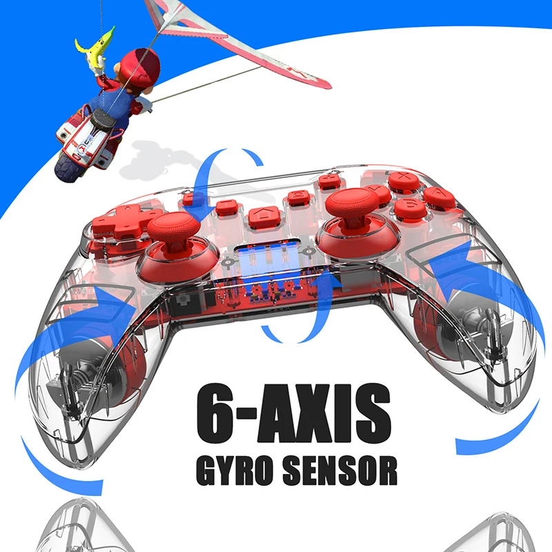 Suitable for Switch Wireless Game Handle To Wake Up Burst SwitchPRO Bluetooth Transparent with Light Playstation 4 Controller
Suitable for Switch Wireless Game Handle To Wake Up Burst SwitchPRO Bluetooth Transparent with Light Playstation 4 Controller