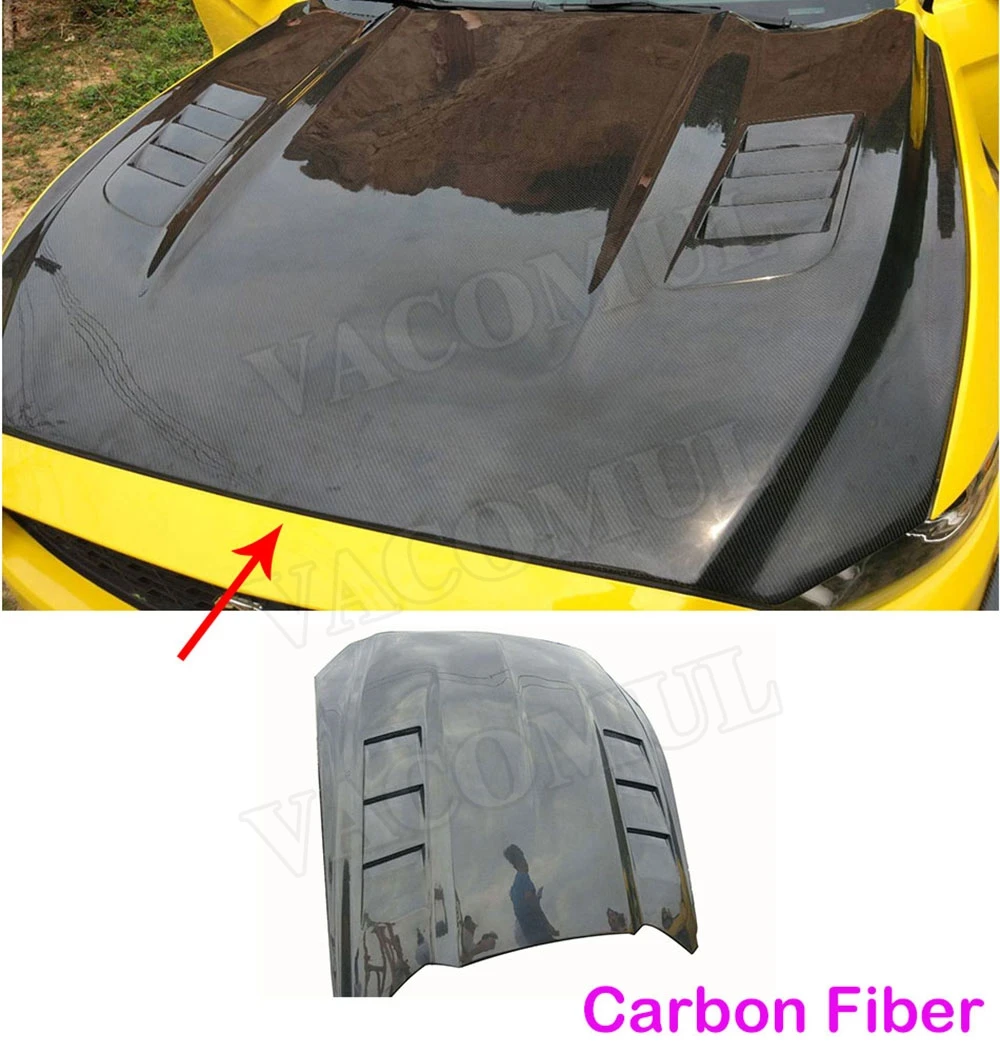Car Front Hood Covers Bumper Engine Decoration Trims Carbon Fiber for Ford Mustang Coupe Convertible 2 Door 2015-2017
Car Front Hood Covers Bumper Engine Decoration Trims Carbon Fiber for Ford Mustang Coupe Convertible 2 Door 2015-2017